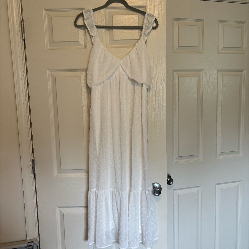 Altard State White Maxi Dress